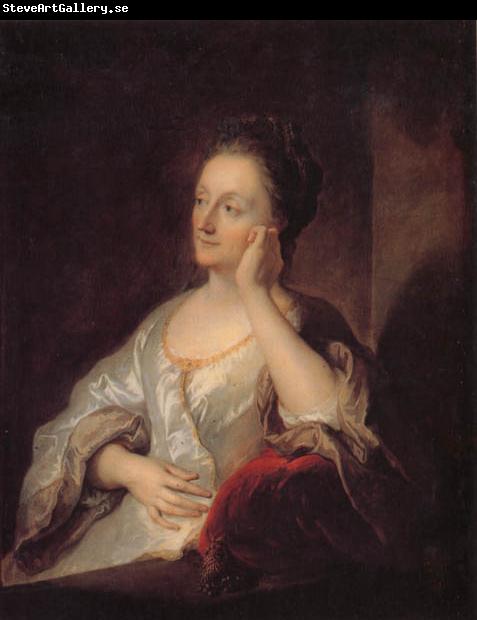 Jean-Francois De Troy The Artist s Wife,jeanne